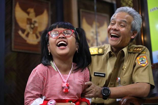 Prabowo Sebut Jateng Lebih Luas dari Malaysia, Ganjar Tertawa