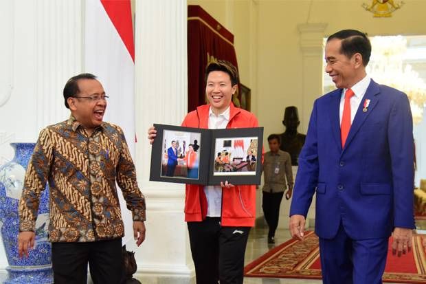 Pesan Khusus Jokowi untuk Liliyana Natsir Setelah Pensiun