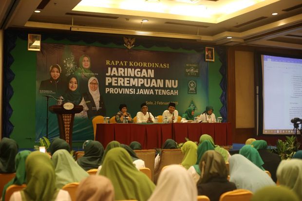 Jaringan Perempuan NU Jateng Komitmen Menangkan Jokowi-Maruf Amin