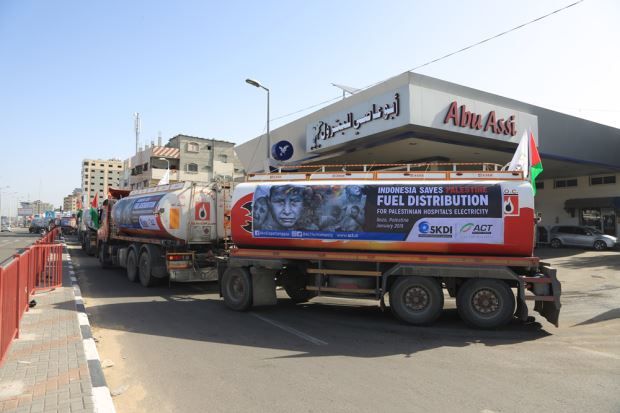 ACT Salurkan 100.000 Liter Bahan Bakar, Selamatkan Ribuan Pasien Gaza