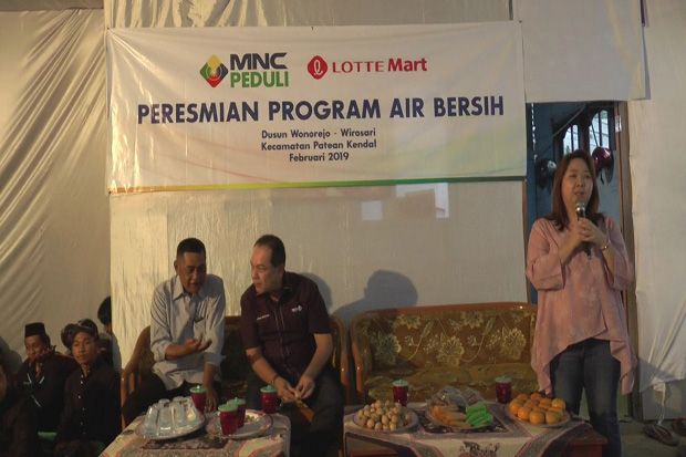 MNC Peduli dan Lotte Mart Resmikan Sarana Air Bersih di Kendal