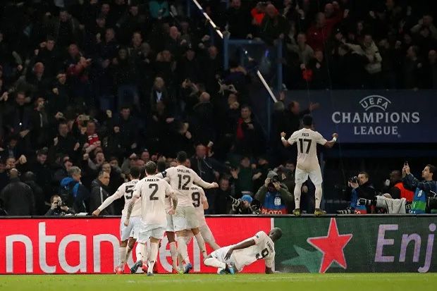 Manchester United Curi Tiket Perempat Final Liga Champions dari PSG