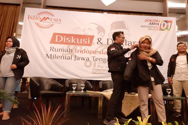 Kaum Muda Muhammadiyah Jateng Deklarasi Dukung Jokowi-Maruf Amin