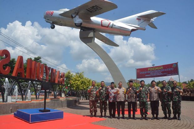 Panglima TNI Resmikan Monumen Pesawat MIG 17 Fresco di Banyumas