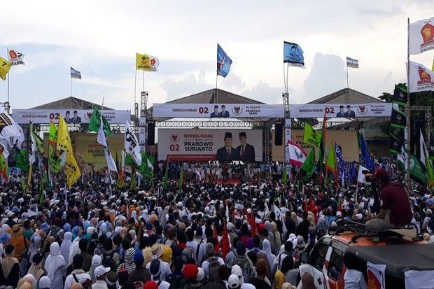 Hadiri Kampanye Prabowo di Yogya, Amien Rais: Insya Allah Kita Menang