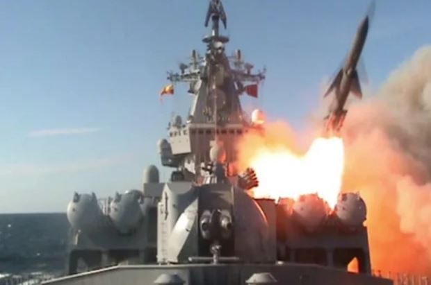 Idlib Suriah Dihujani Rudal Jelajah oleh Kapal Perang Rusia