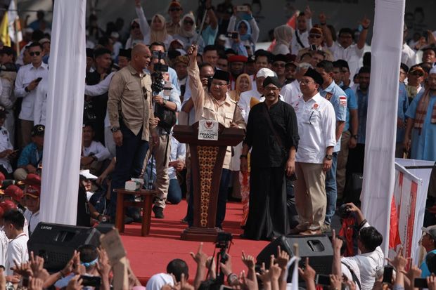 Kampanye di Solo, Prabowo Optimistis Indonesia Punya Presiden Baru