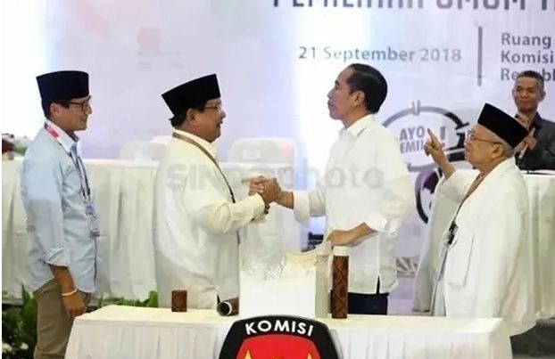 Data Masuk 27,8 %, Begini Kedudukan Suara Jokowi-Prabowo