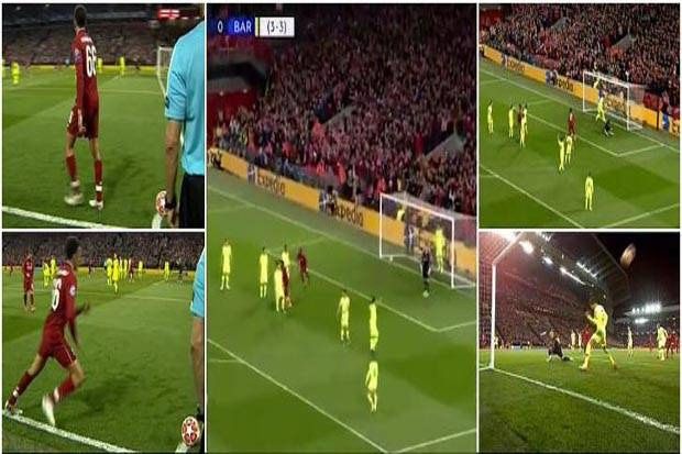 Begini Taktik Bola Mati Liverpool yang Hancurkan Barcelona