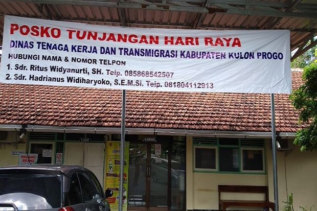 Disnakertrans DIY Dirikan Posko THR di Lima Kabupaten/Kota
