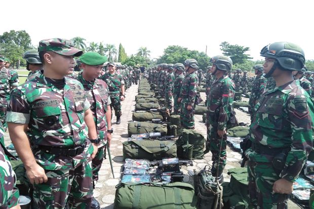 TNI Kirim Yonif 406/Ck Operasi Pamtas di Papua