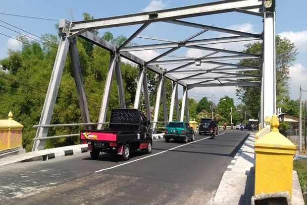 Dikebut Tiga Bulan Rampung, Jembatan Winongo Kembali Dibuka