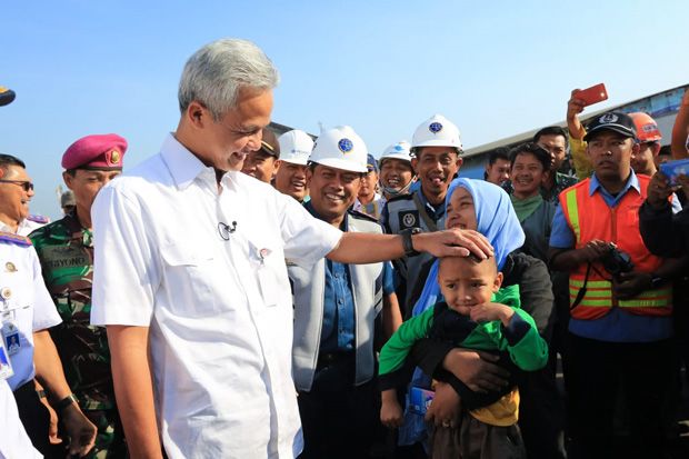 Wajah Sumringah Pemudik Gratis Tiba di Tanjung Emas Semarang