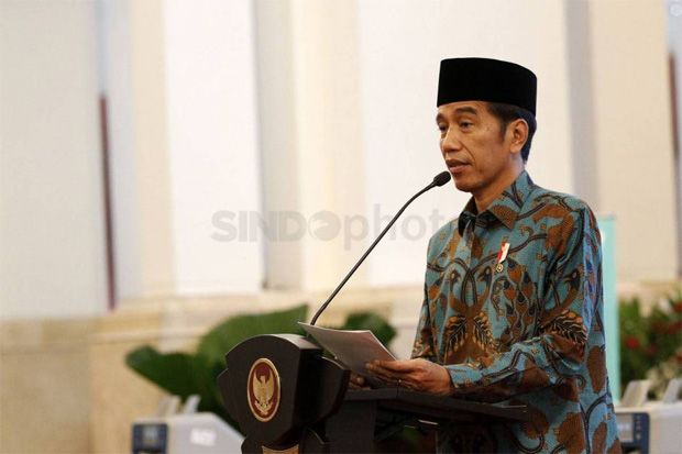 Presiden Jokowi Sampaikan Selamat Hari Raya Idul Fitri