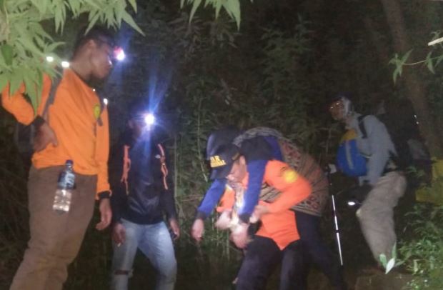 Pendaki Asal Bogor yang Jatuh di Gunung Sindoro Berhasil Dievakuasi