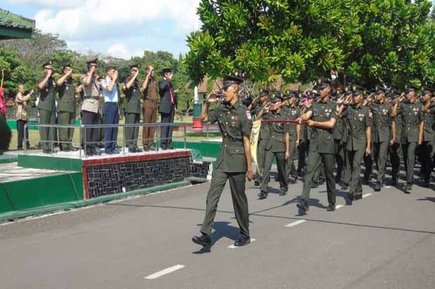 115 Bintara TNI AD Resmi Sandang Predikat Prajurit Infanteri