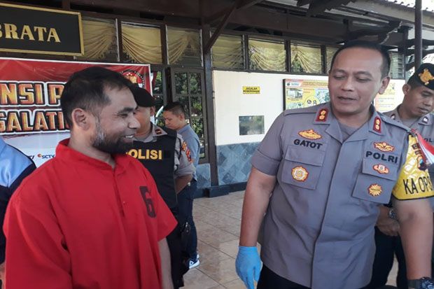 Pecatan Polisi Tertangkap Basah saat Transaksi Sabu di Salatiga