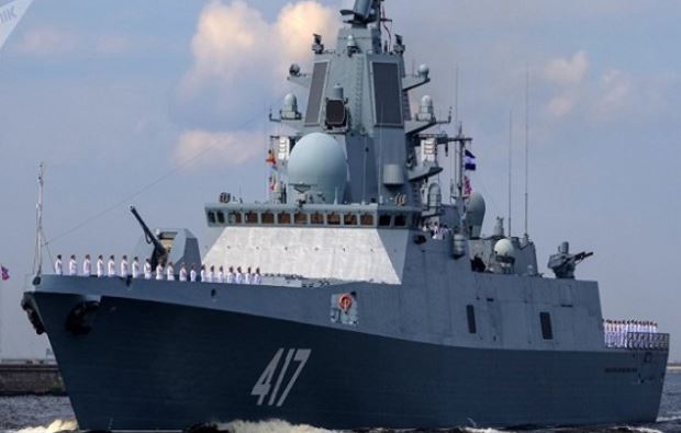 Kapal Perang Tercanggih Rusia Dibayangi Kapal Perang AS di Dekat Kuba