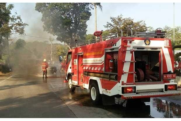 Polisi Dalami Kasus Kebakaran di SPBU Temanggung