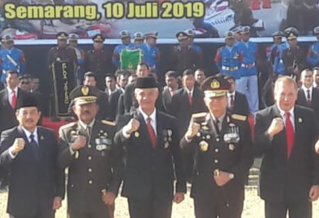 Jadi Inspektur HUT Bhayangkara, Ganjar Sampaikan 5 Instruksi Presiden Jokowi