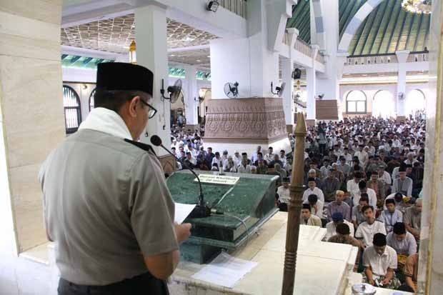 Kapolda Jateng Jadi Khotib Salat Idul Adha di MAJT Semarang