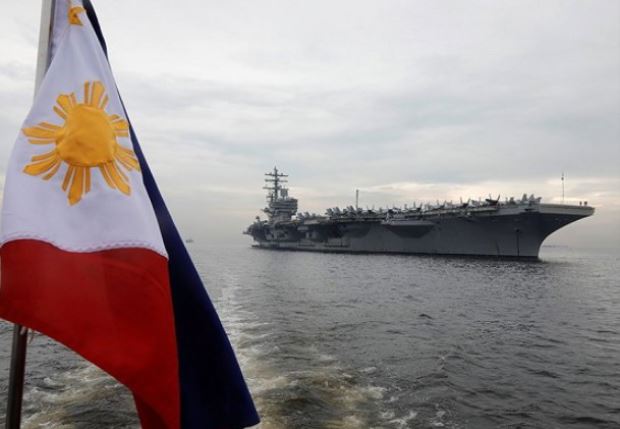 Kirim Pesan Buat China, Kapal Induk AS Bawa 70 Jet Tempur Mampir Filipina