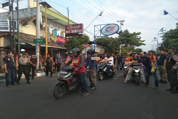 Tujuh Pelaku Jalani 18 Adegan Reka Ulang Pembacokan Pelajar