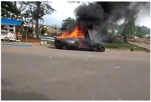 Raffi Ahmad Tekor Miliaran Rupiah Lantaran Lamborghininya Terbakar