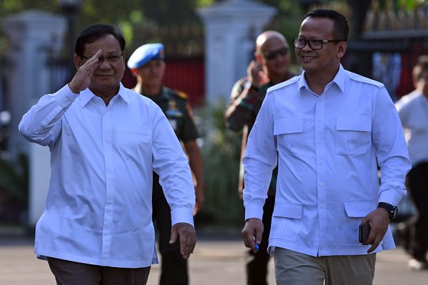Prabowo Subianto Sumringah Datang ke Istana, Jadi Menteri Jokowi?