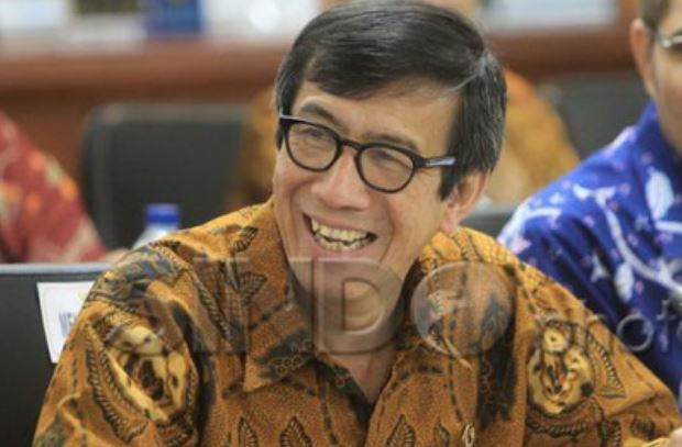 Pesan Presiden Jokowi untuk Menkumham Yasonna Laoly