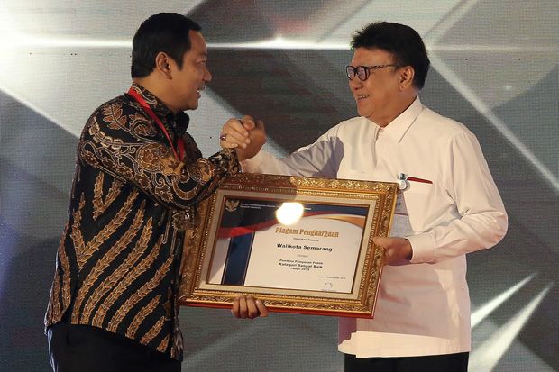 3 Tahun Berturut, Wali Kota Semarang Pembina Pelayanan Publik Terbaik