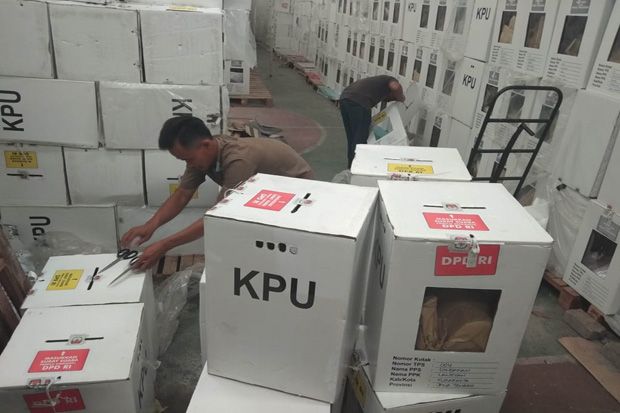 KPU Solo Kosongkan Kotak Suara Pemilu 2019