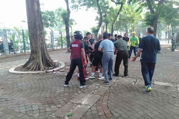 Bom Nanas Meledak di Monas, Dua Anggota TNI Terluka