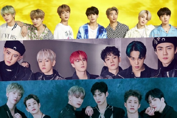 Peringkat 15 Besar Grup Pria Kpop Dirilis, BTS Jadi yang Terbaik