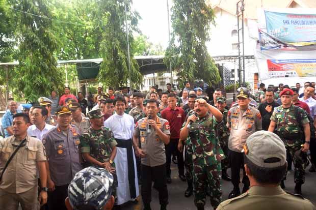Cek Pengamanan Nataru di Semarang, Ini Arahan Kapolri dan Panglima TNI
