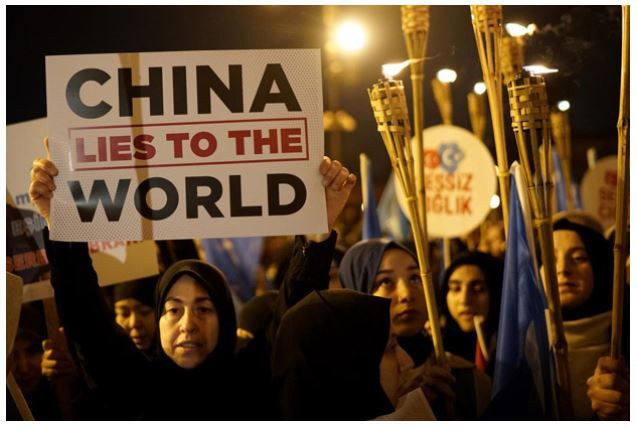 Ribuan Warga Turki Turun ke Jalan Suarakan Solidaritas untuk Uighur