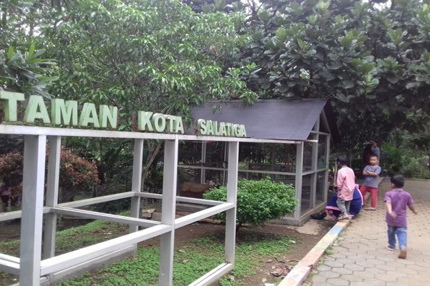 Libur Tahun Baru, Ruang Terbuka Hijau di Salatiga Dipadati Pengunjung