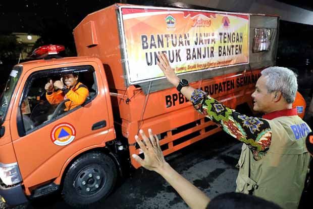 Jateng Kirim 33 Item Bantuan untuk Korban Banjir Jakarta dan Jabar
