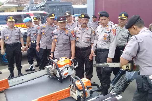 350 Anggota Polisi Disiapkan untuk Satgas Bencana Alam