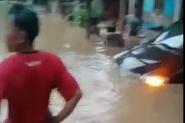 Sungai Babakan Meluap, Lima Desa di Brebes Terendam Banjir
