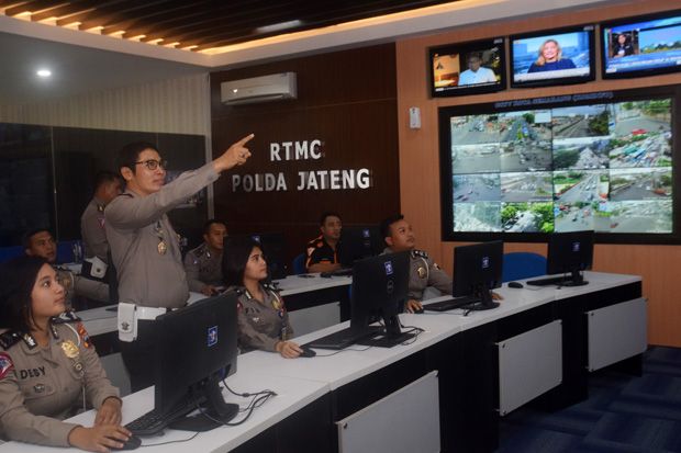 Terkoneksi RTMC, Polda Jateng Berlakukan ETLE di Kota Semarang