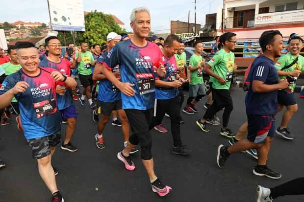 Ciptakan Rekor,  3.100 Pelari Ramaikan Run Againts Cancer 2020