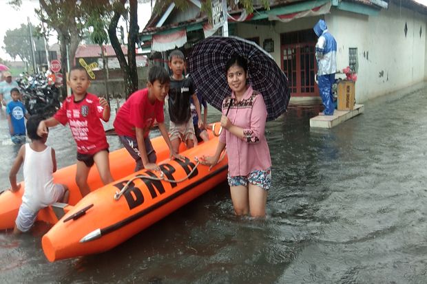 Diguyur Hujan Deras, Ratusan Rumah di Kota Pekalongan Terendam Banjir