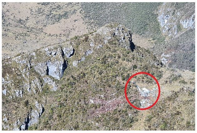 Heli MI 17 yang Jatuh Ditemukan di Daerah Sakral Distrik Oksop Papua
