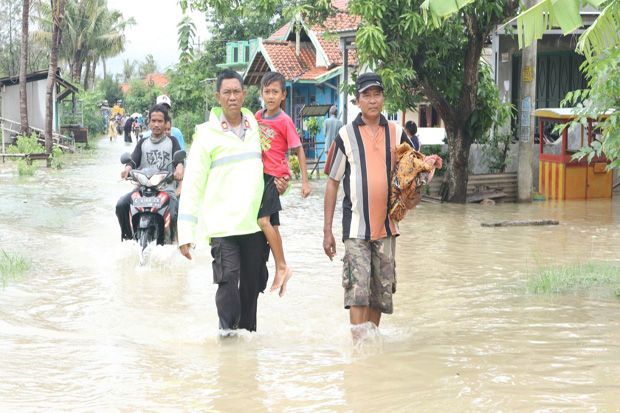 Banjir Ulujami, Polres Pemalang Terjunkan Satgas Siaga Bencana Alam