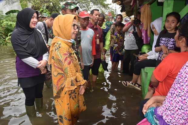 Sembilan Desa di Kota Santri Masih Terendam Banjir