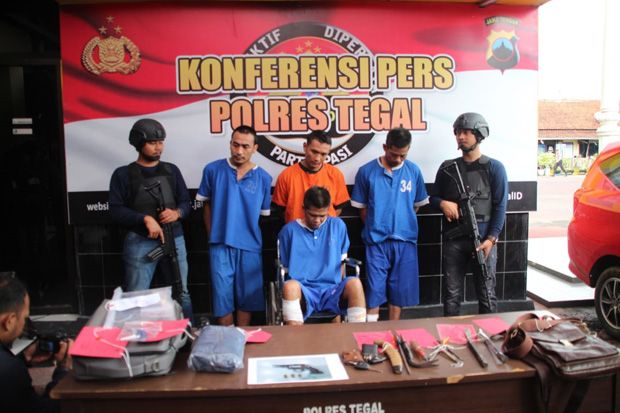 Ungkap Kasus Curat, Polres Tegal Amankan Dua Warga Semarang