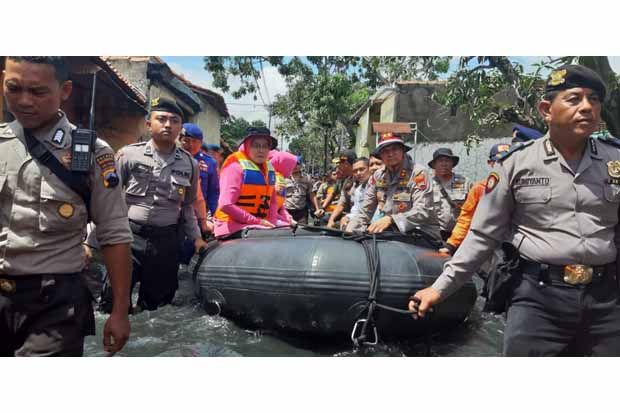 80 Persen Kota Pekalongan Terendam Banjir, Polda Jateng Turun Tangan