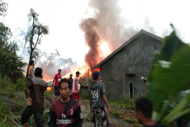 Gara-Gara Keringkan Jagung di Tungku, 7 Rumah di Pemalang Terbakar