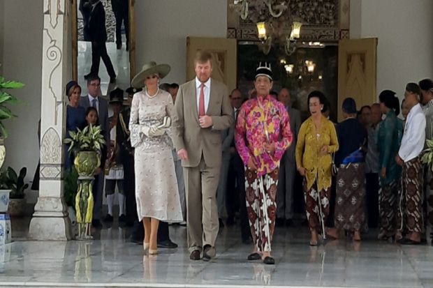 Tiba di Keraton Yogyakarta, Raja Belanda Disambut Putra-Putri Sultan